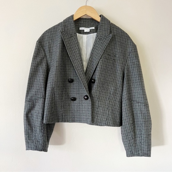 NWOT Veronica Beard Sybille Houndstooth Jacket - Picture 5 of 10
